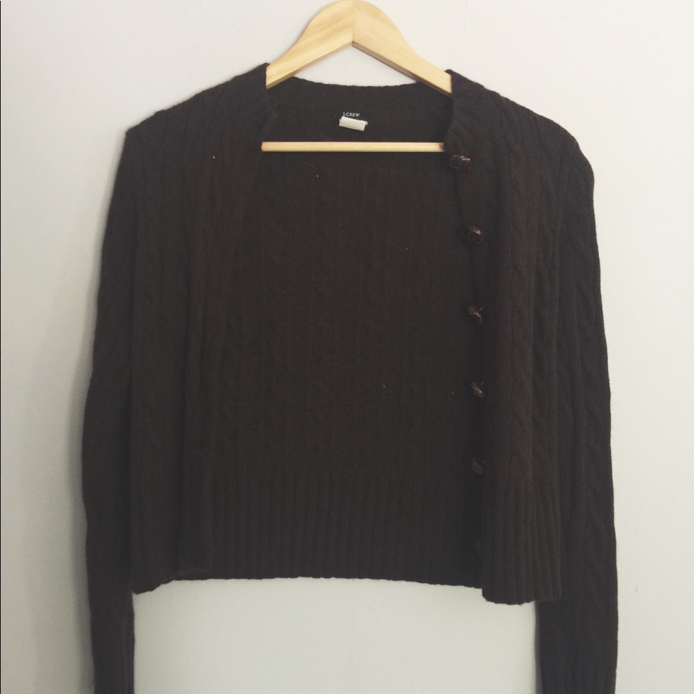 J Crew cable knit cardigan size M